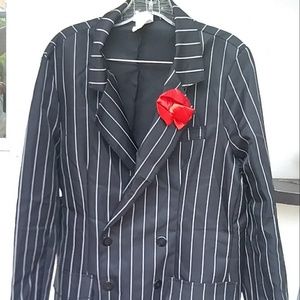 HALLOWEEN GANGSTER COSTUME  LARGE NWOT L